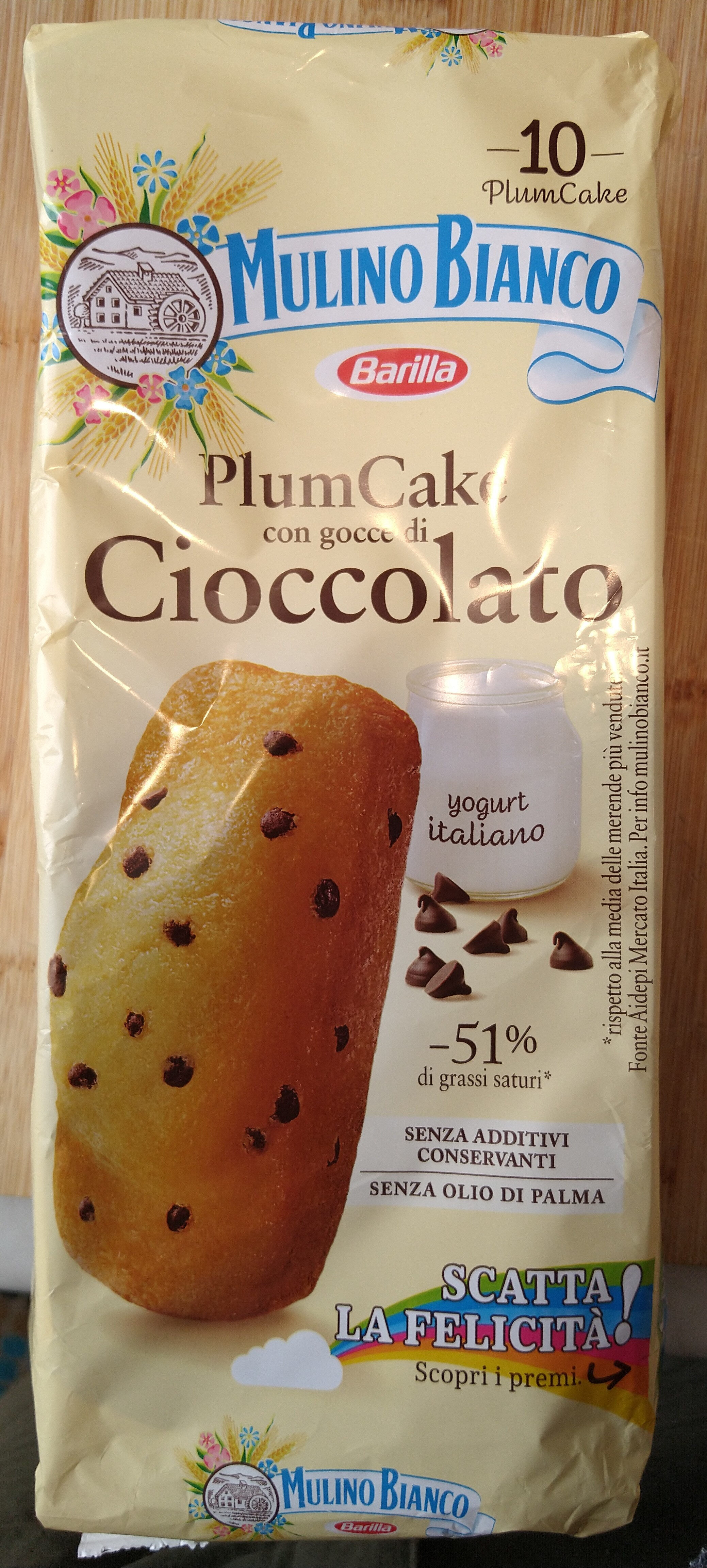 Plumcake con gocce di cioccolato - Producte - it