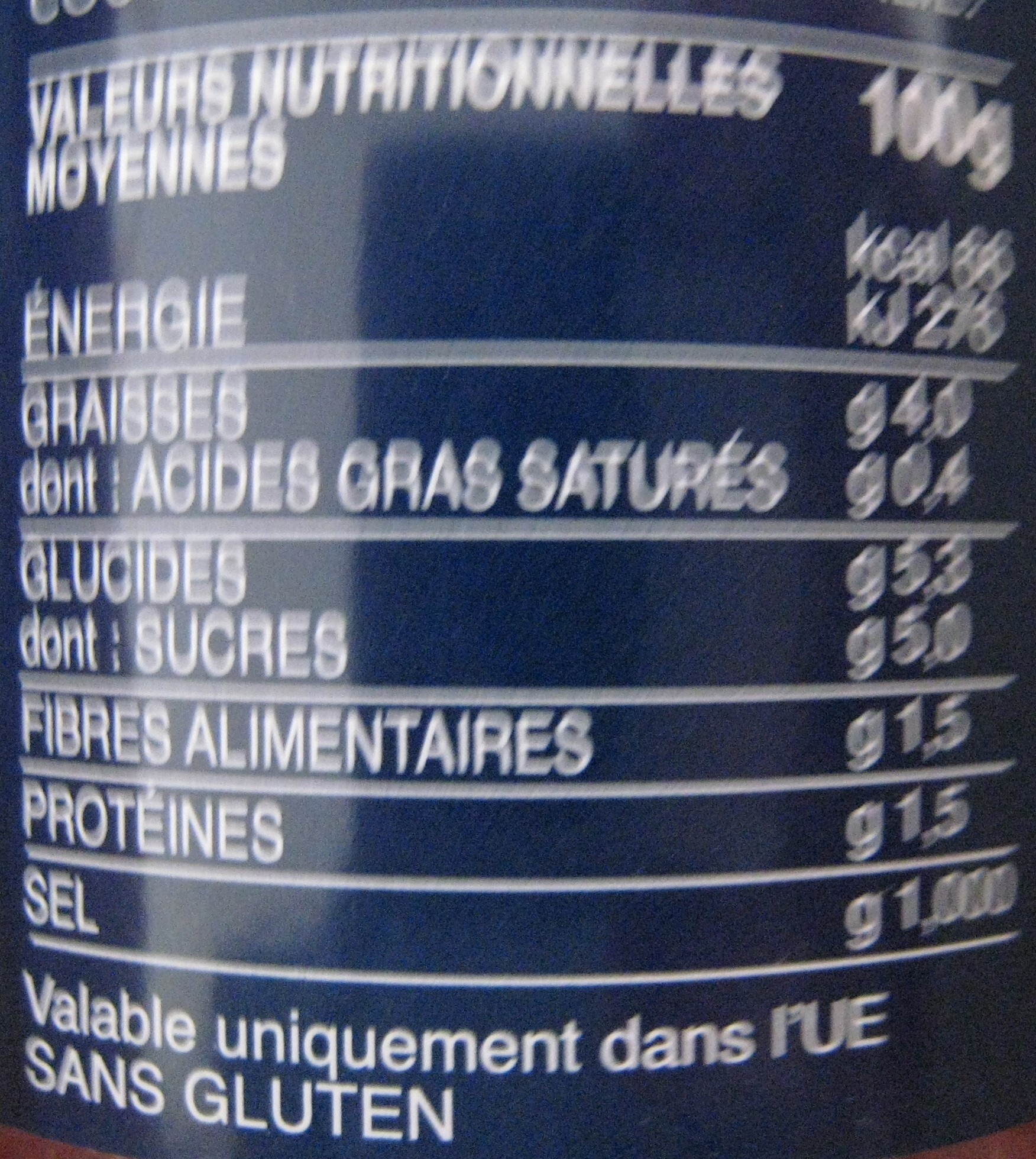 Bundle provencale 400gx2 francia - Voedingswaarden - fr