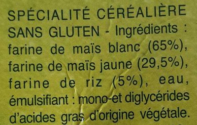 Coquillettes sans gluten - Zutaten - fr