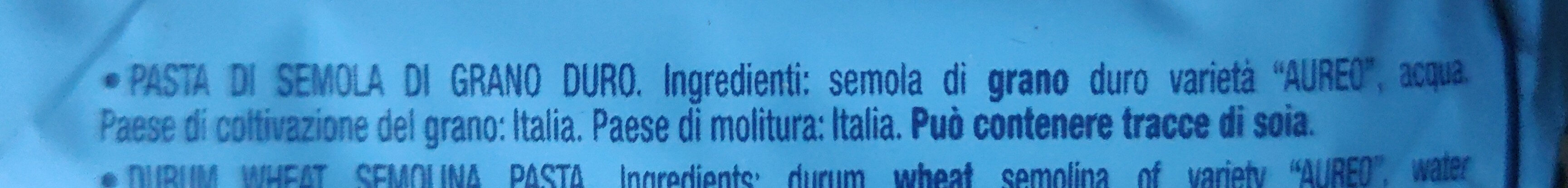 Linguine trenette n° 112 - Ingredienti