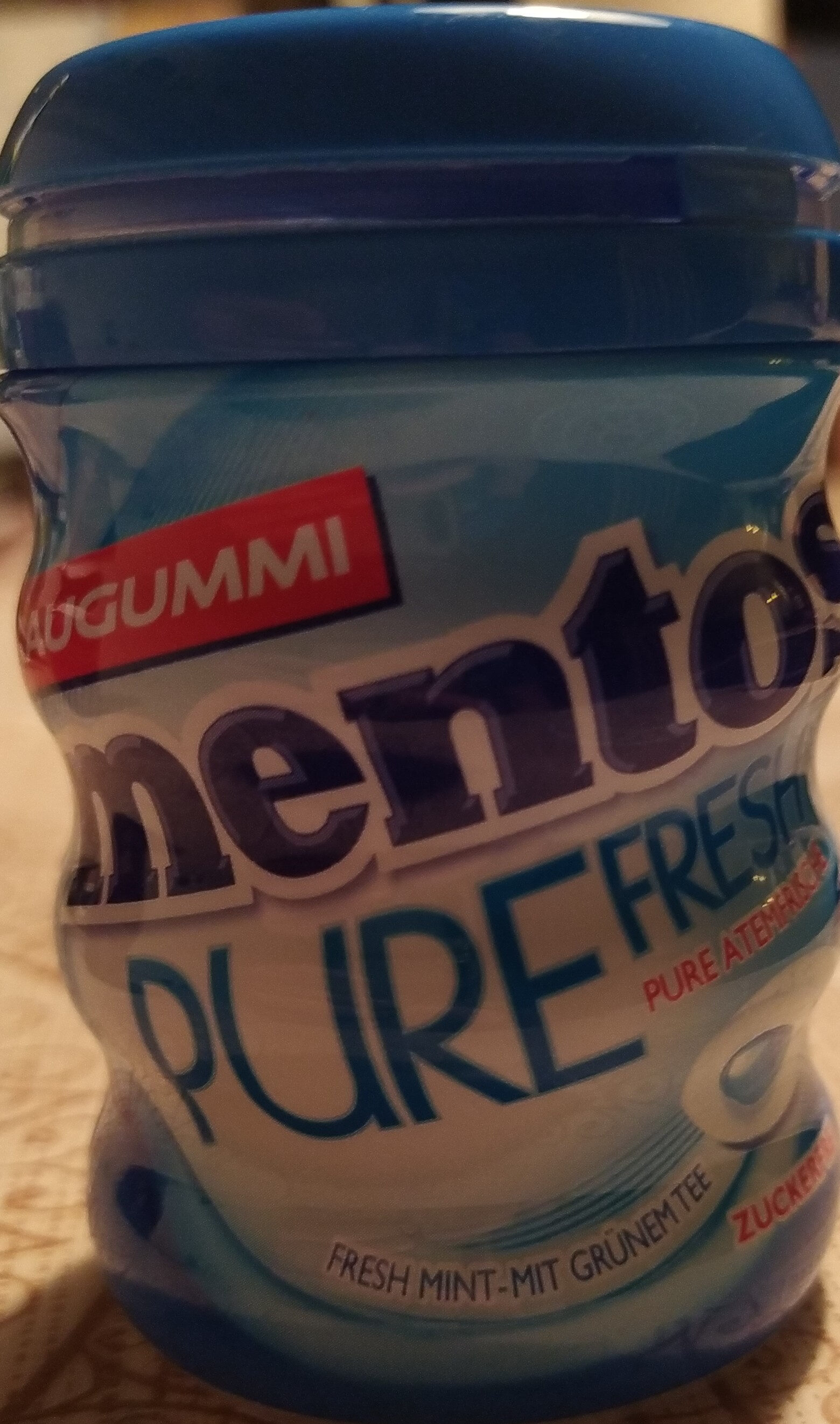 Mentos Pure Fresh, Fresh Mint mit grünem Tee - Produkt