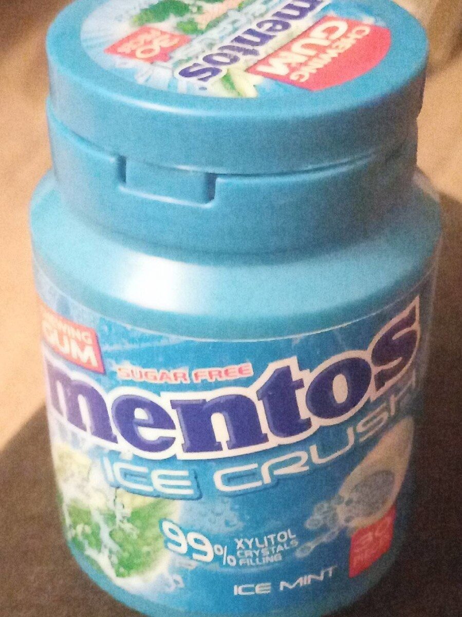 Mentos Gum Bottle Ice Crush Ice Mint X6 - Product - fr