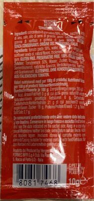 Ketchup - Nutrition facts