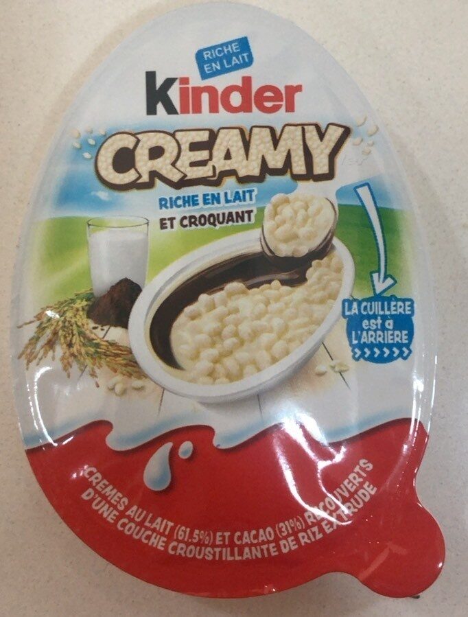 kinder creamy - Produit