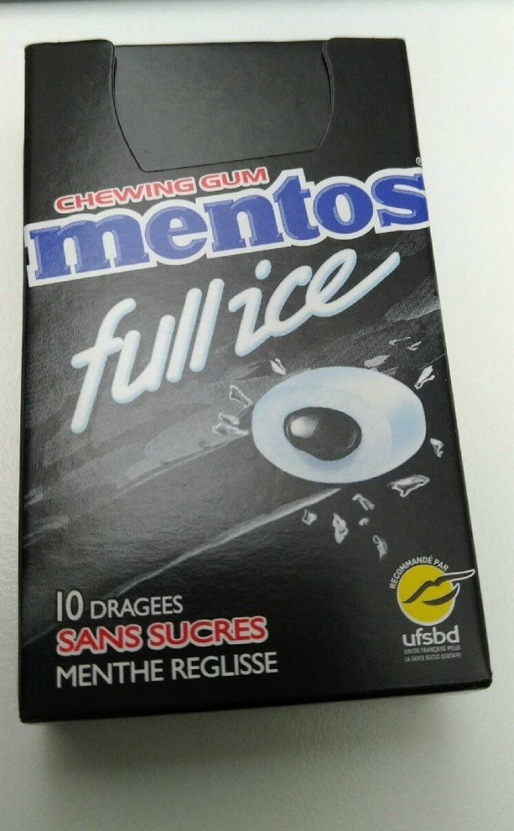 Mentos full ice chewing-gum - Produkt - fr