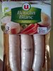 Boudin Blanc nature - Producto