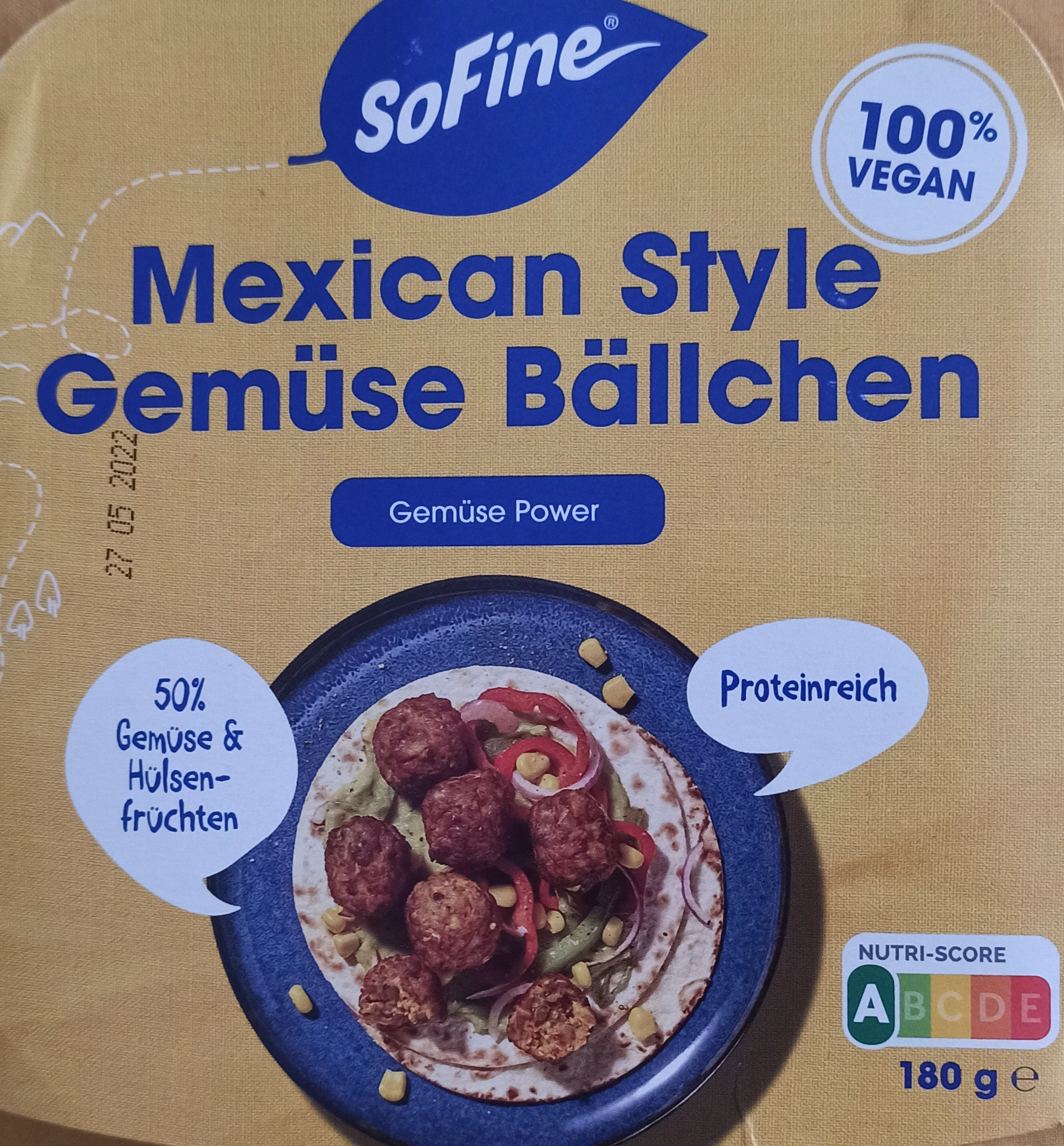 Mexican Style Gemüse Bällchen - Produit - de