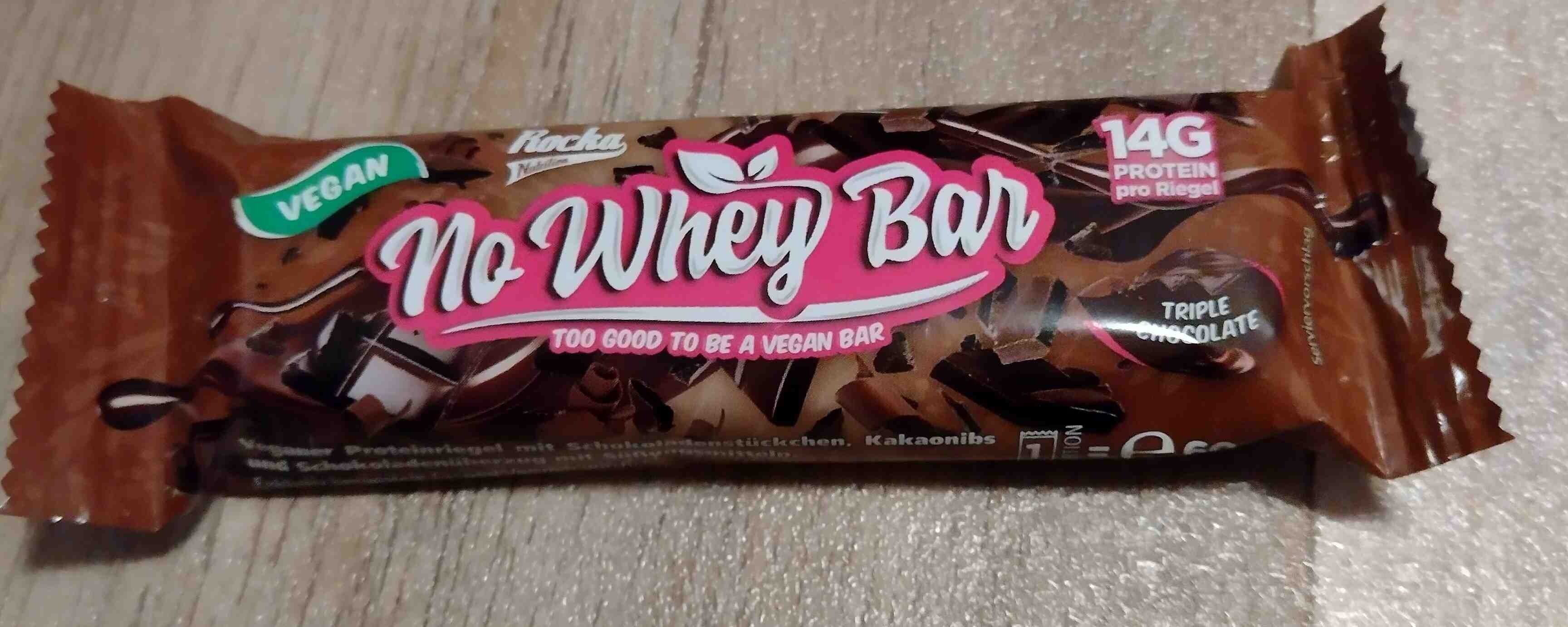 No Whey Bar - Triple Chocolate - Produkt - de