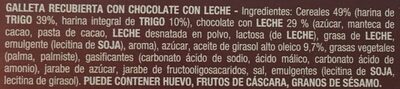 Galletas Digestive con chocolate con leche - Ingredients - es