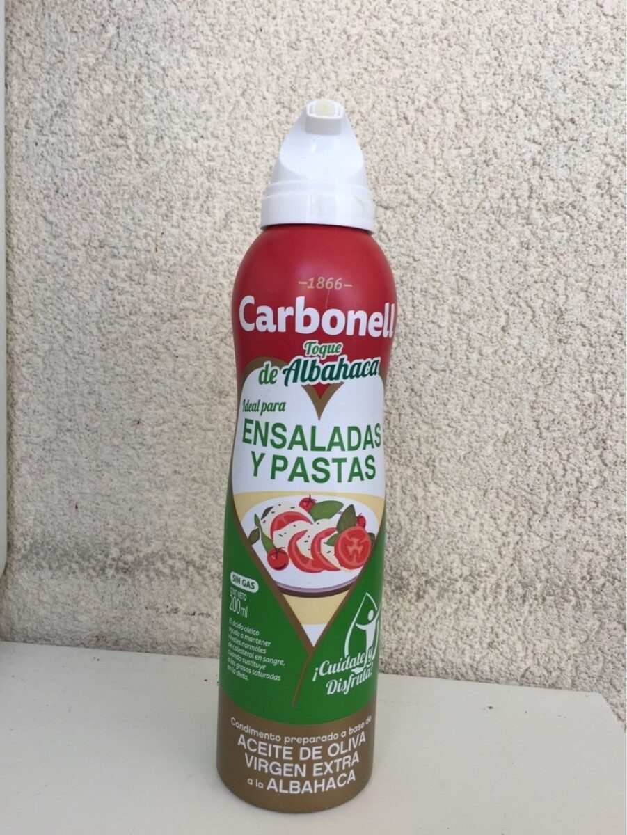 Aceite En Spray De Oliva Carbonell X 200ML Para Ensaladas - Producto - fr