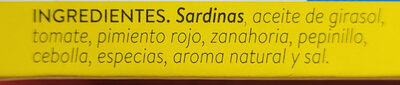 Sardinas picantonas - Ingredientes