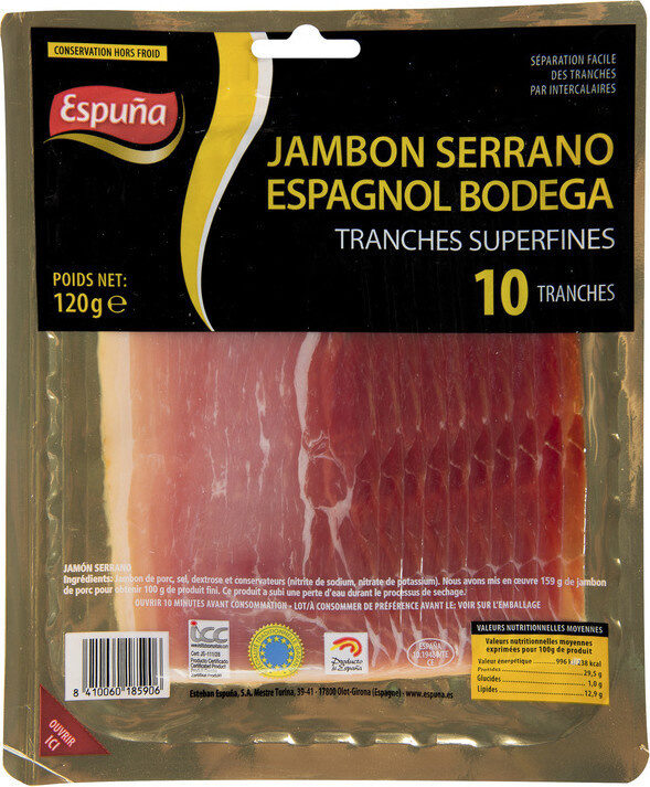 Jambon Serrano Bodega Espagnol🇪🇦 - Product - fr