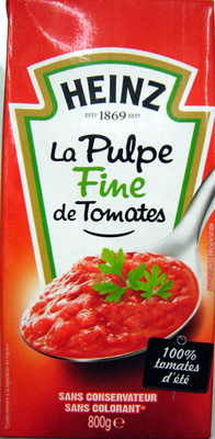 La Pulpe Fine de Tomates - Produit