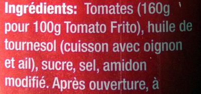 Tomato frito - Ingrediënten - fr