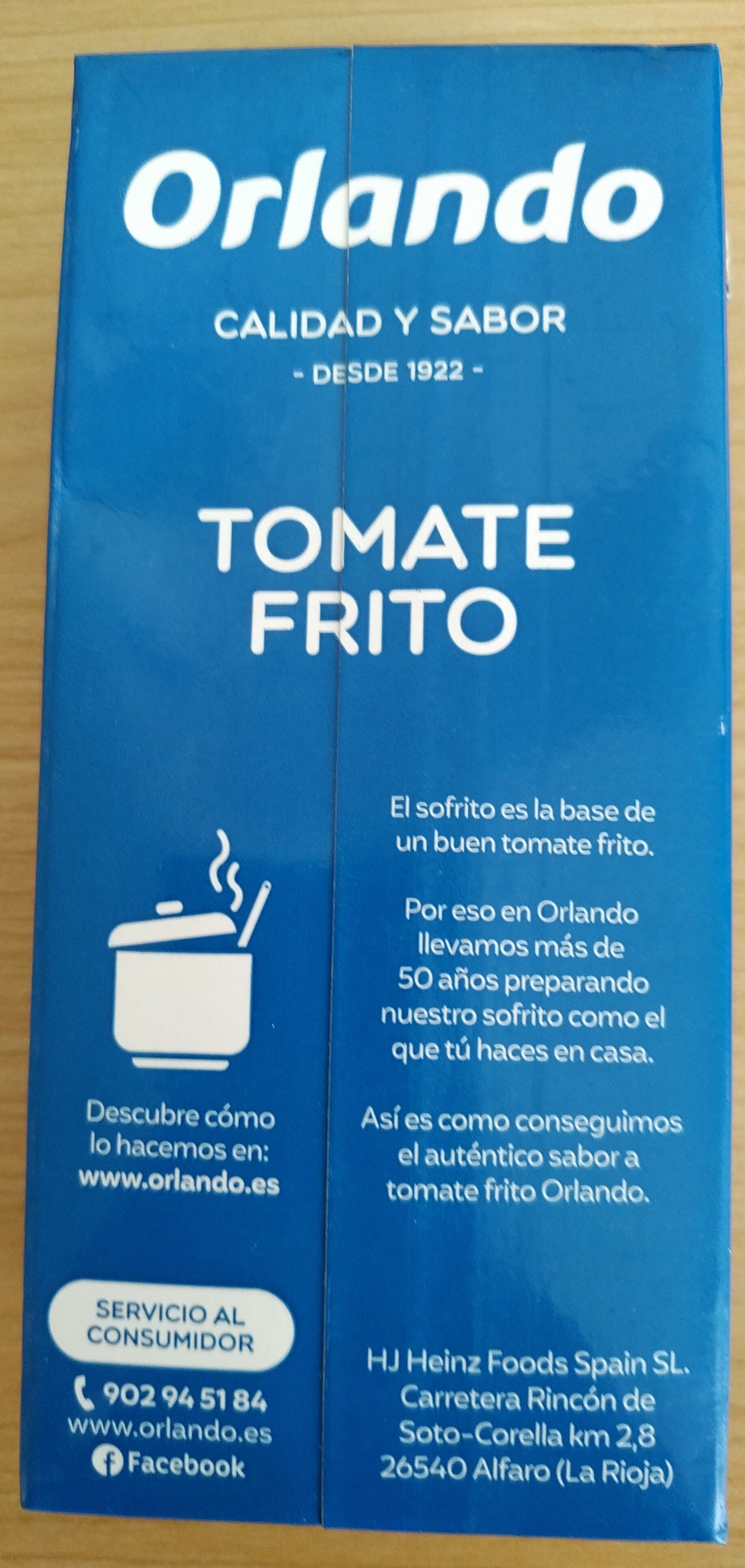 Tomate frito 0,0 - Recycling instructions and/or packaging information - es