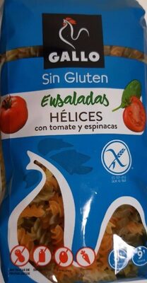 Hélices con tomate y espinacas sin gluten - Producte - es