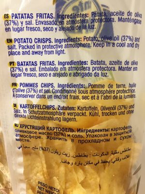 Patatas Fritas - Ingredients - fr