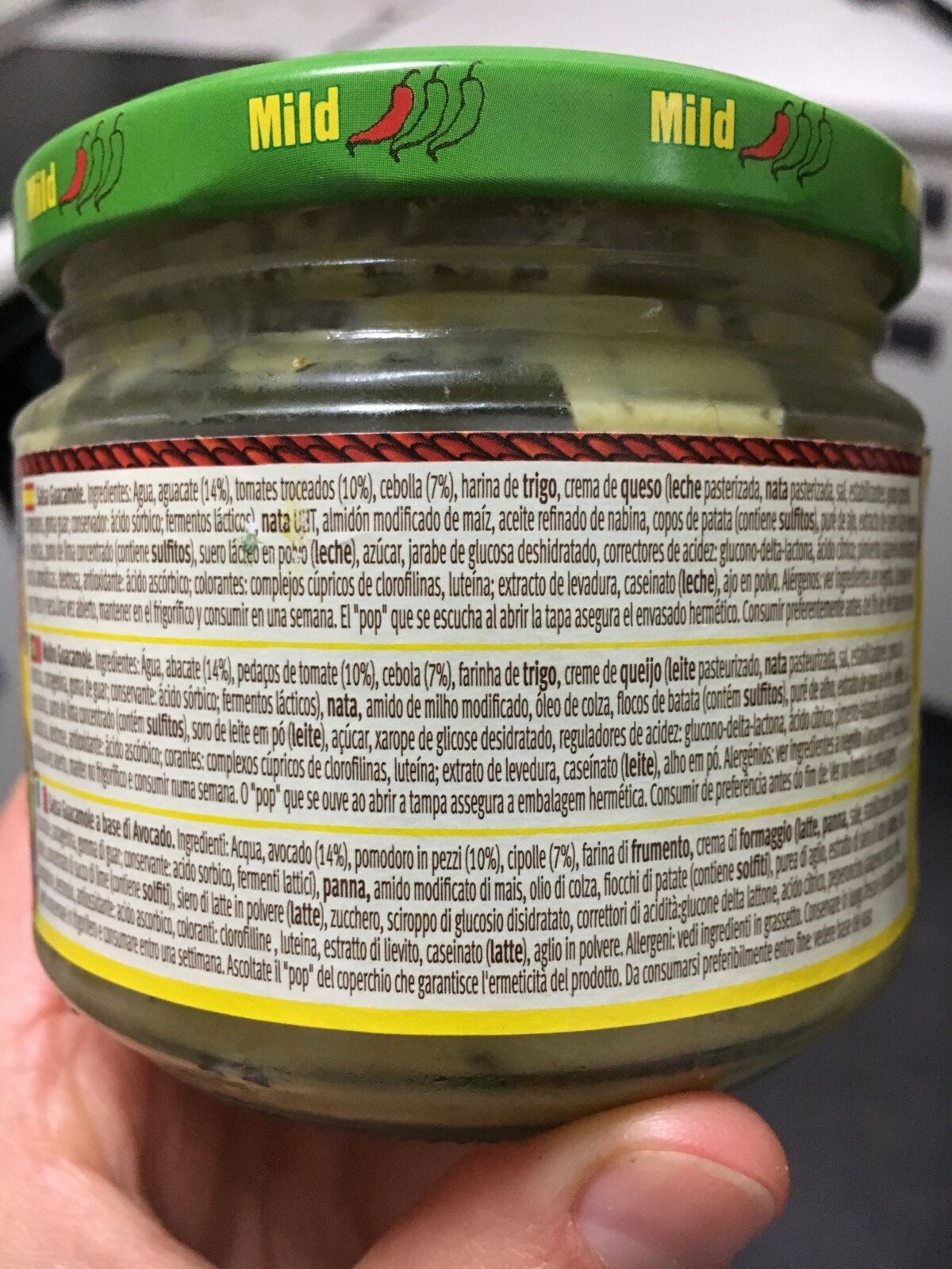Salsa guacamole - Ingredients - fr