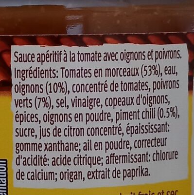 Salsa Dip - Ingrediënten - fr