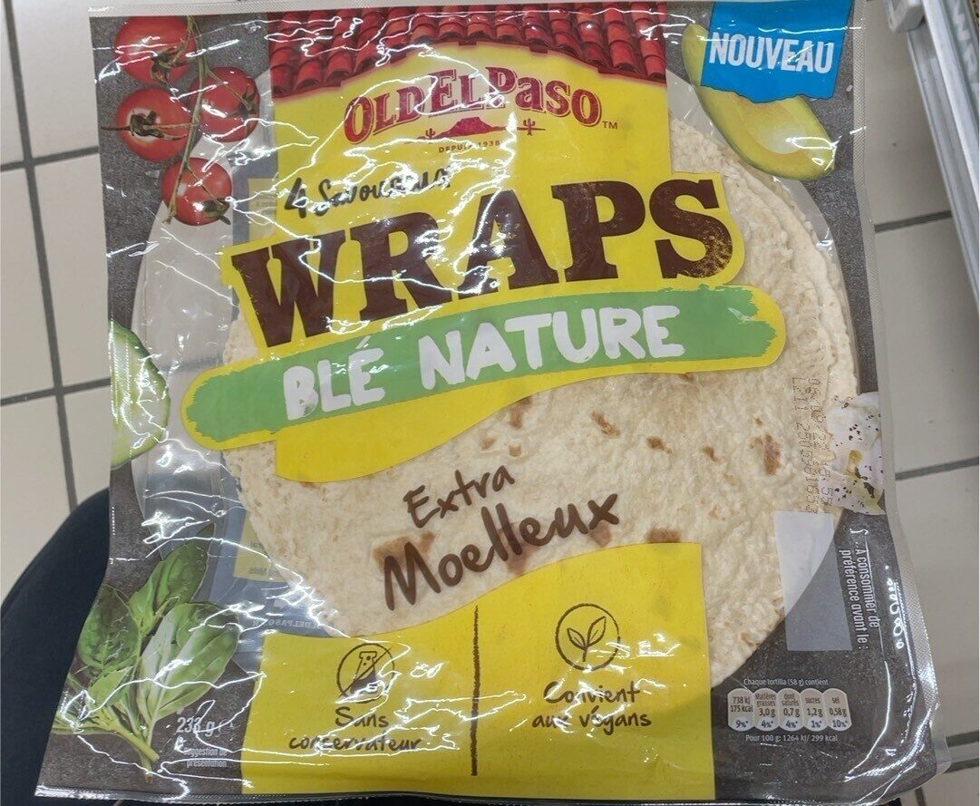 Wrap blé nature - Produit