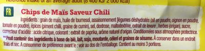 Chips de maïs saveur chili - Ingredienti - fr