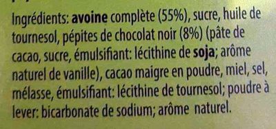 Crunchy Avoine & Chocolat Noir - Ingrédients