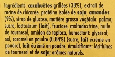 Protein Caramel salé Cacahuètes - Ingrédients