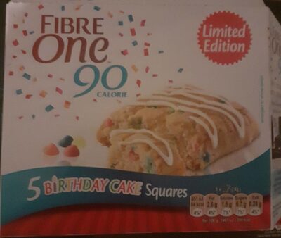 Fibre one birthday cake squares - Product