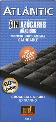 Tableta de chocolate negro edulcorado 60% cacao - Producte - es