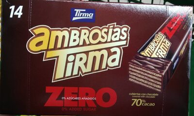 Ambrosías zero 70% cacao - Producto