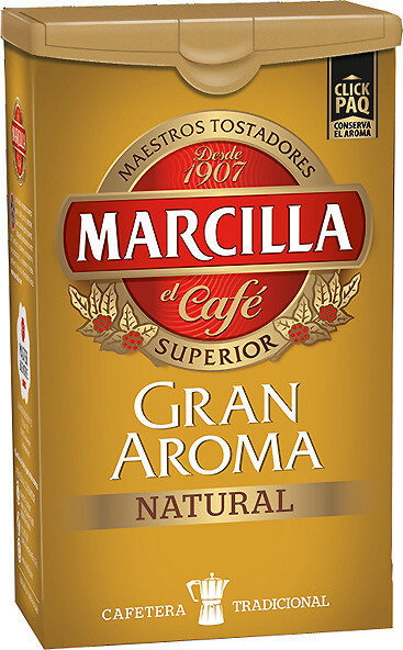 servet gemak Veel Gran aroma café molido natural - Marcilla - 250 g