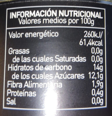 Gajos de mandarina lata 175 g - Nutrition facts - es