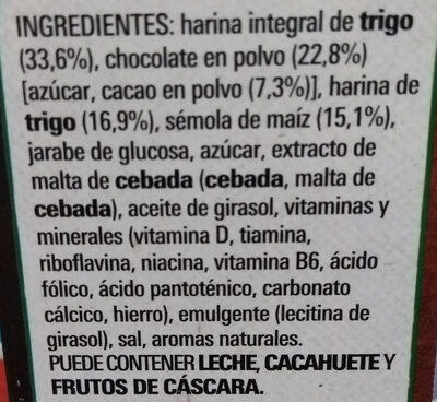 Chocapic - Ingredientes