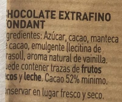 chocolate blanco - Ingredients - es