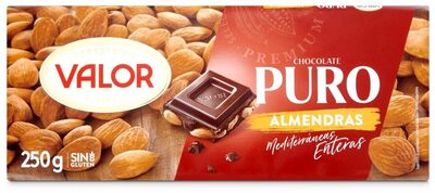 Valor Chocolate puro con almendras - Producte - es
