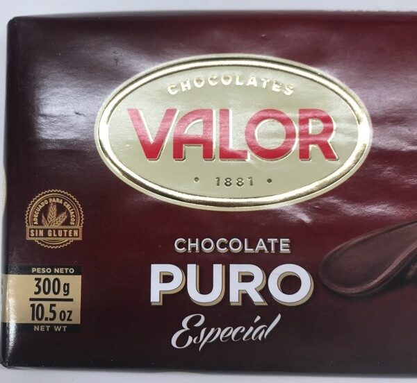 Chocolate puro valor 300g