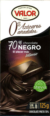 Chocolate negro 0% azúcares añadidos 70% cacao - Product - es