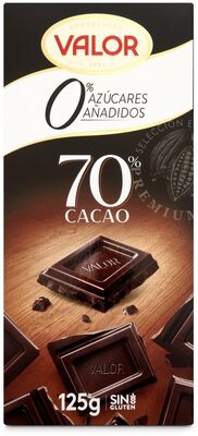 Chocolate negro 0% azúcares añadidos 70% cacao - Producte - es