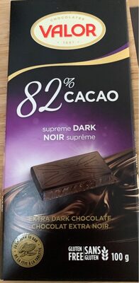 Dark Chocolate 82% Cacao - Produit