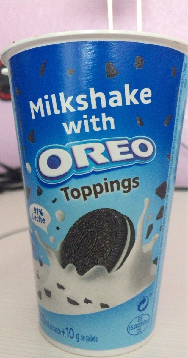 Milkshake with Oreo toppings - Producto