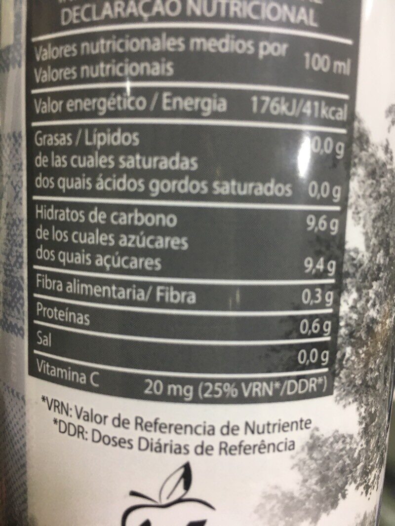 Zumo de naranja con pulpa - Nutrition facts - es