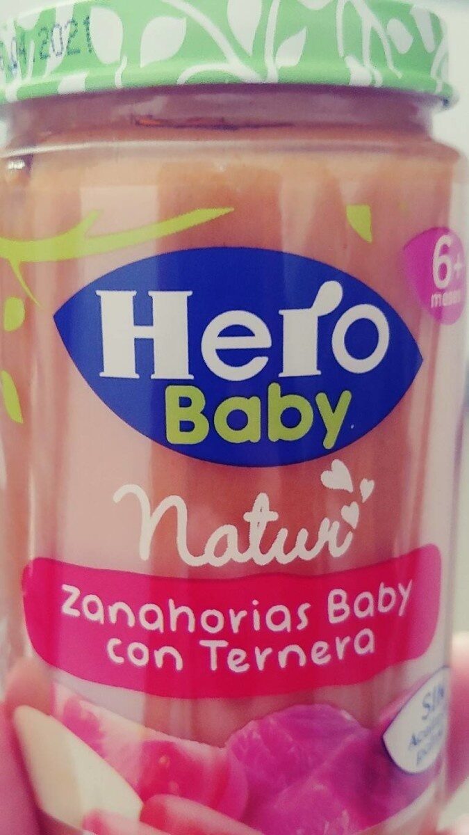 Natur zanahorias baby con ternera - Producto