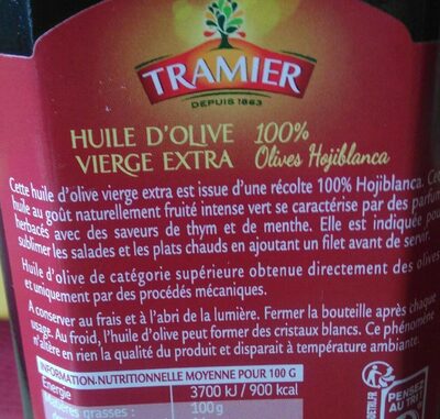 Huile d'olive vierge extra - Ingredients - fr