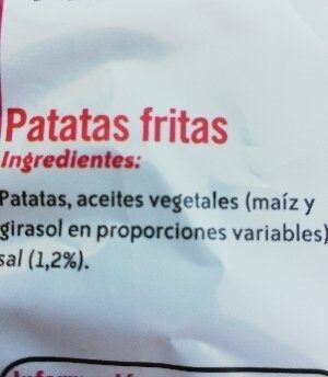 Patatas Lay's Sal - Ingredients - es