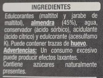 Figuritas de mazapan - Ingredients - es