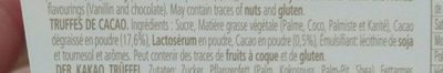 Trufas Al Cacao (100 G) - Osagaiak - fr
