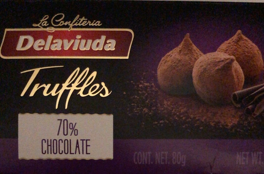 Truffles 70% chocolate - Producte - es