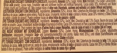 Turron Crocanti con Chocolate - Ingrediënten - fr