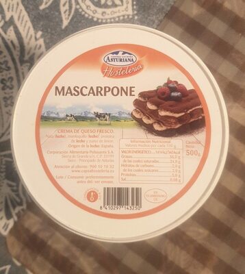 Mascarpone - Producte - es