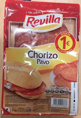 Chorizo pavo revilla - Produkt - fr